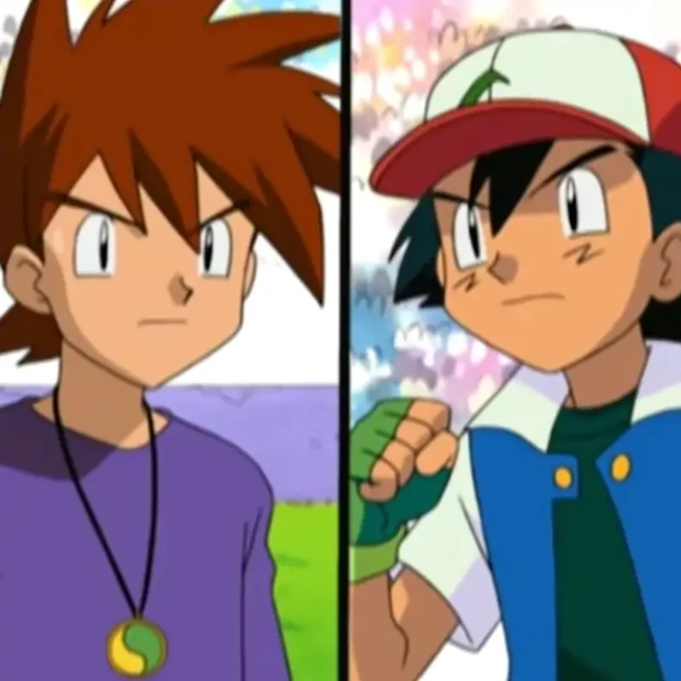 Ash vs Gary - rivalry history and fight results | PokePolis