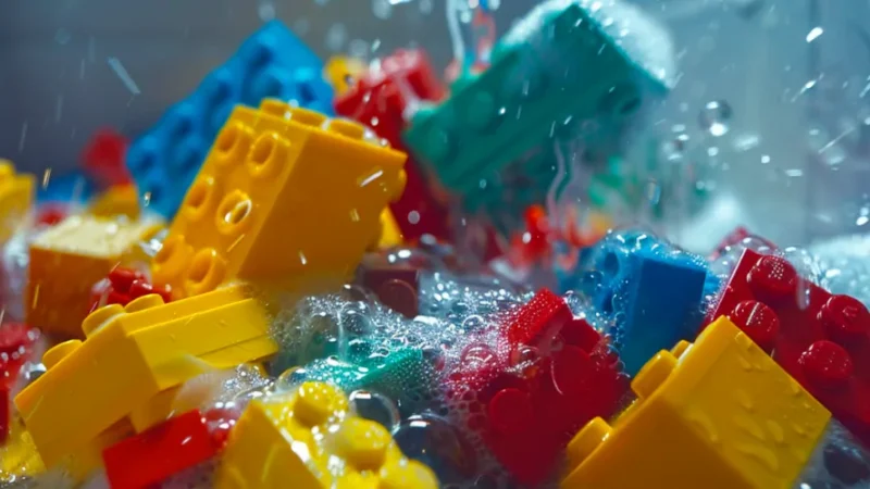 czyszczenie klocków lego