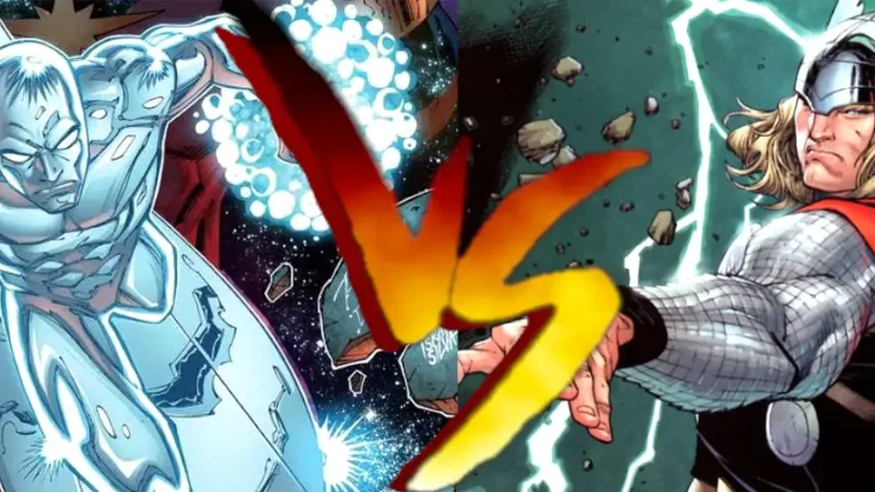 silver surfer vs thor
