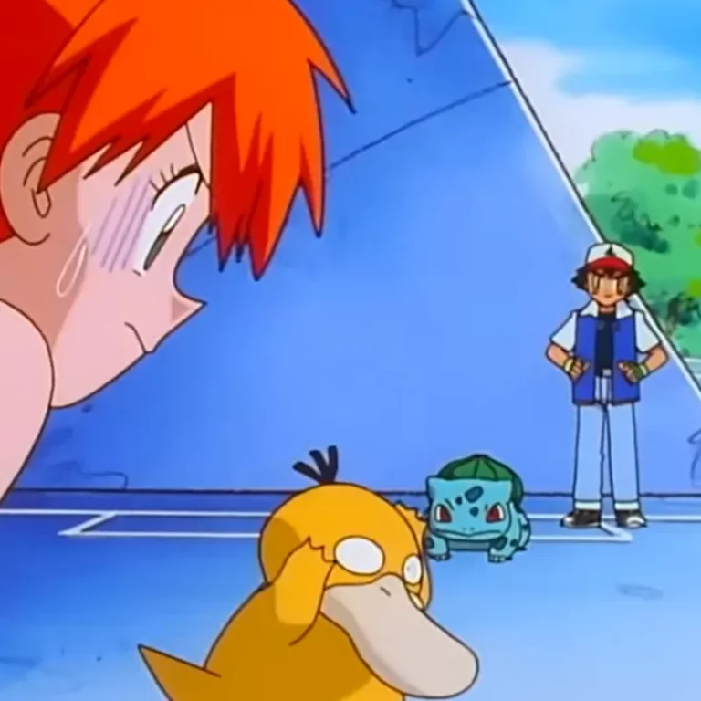 ash vs misty walka o togepi