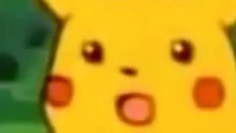 surprised pikachu face meme