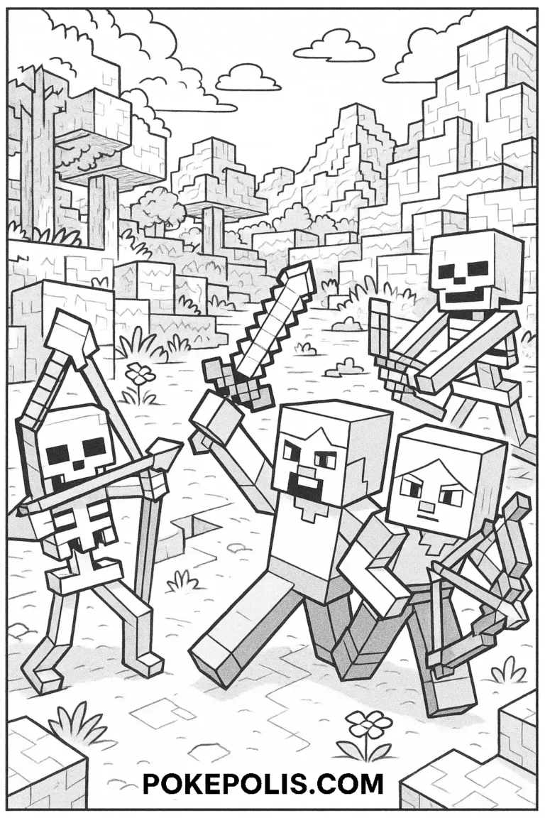 kolorowanki minecraft