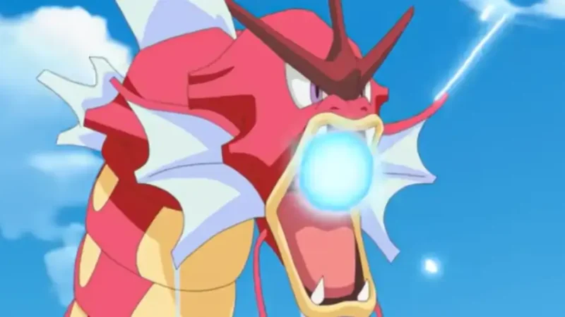 Czerwony Gyarados (red Gyarados) – Pokemon z Lake of Rage