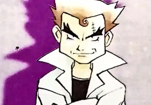 Imposter Professor Oak. Postać z kart Pokémon Base Set TCG