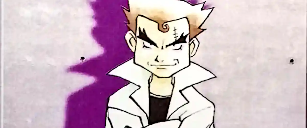 Imposter Professor Oak. Postać z kart Pokémon Base Set TCG