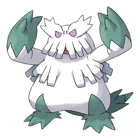 Abomasnow Pokemon 460 – miniatura i grafika Pokédex