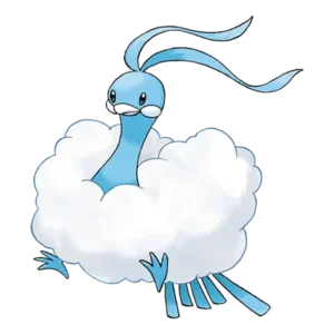 Altaria Pokemon 334 – miniatura i grafika Pokédex