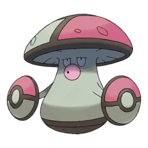 Amoonguss Pokemon 591 – miniatura i grafika Pokédex