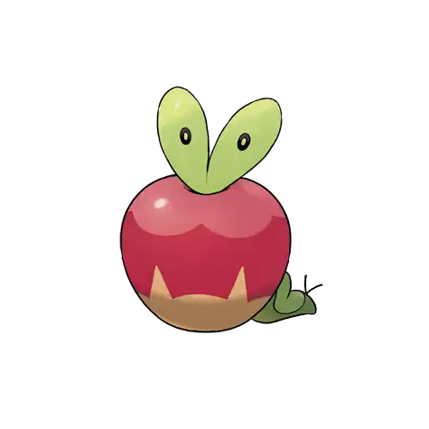 Applin Pokemon 840 – miniatura i grafika Pokédex