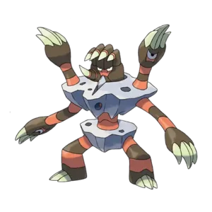 Barbaracle Pokemon 689 – miniatura i grafika Pokédex