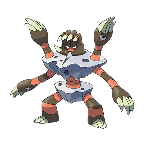Barbaracle Pokemon 689 – miniatura i grafika Pokédex