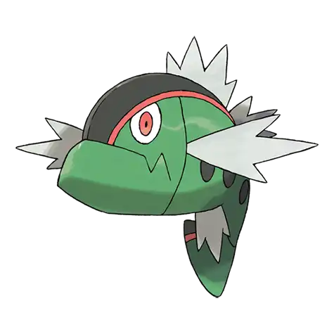 Basculin-Red-Striped Pokemon 550 – miniatura i grafika Pokédex