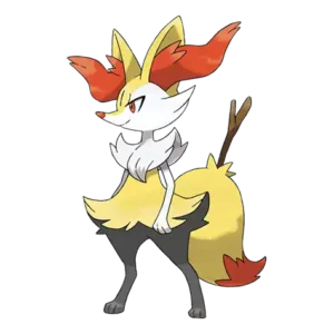 Braixen Pokemon 654 – miniatura i grafika Pokédex
