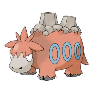 Camerupt Pokemon 323 – miniatura i grafika Pokédex