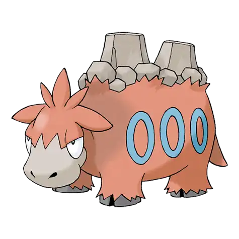 Camerupt Pokemon 323 – miniatura i grafika Pokédex