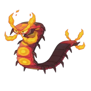 Centiskorch Pokemon 851 – miniatura i grafika Pokédex