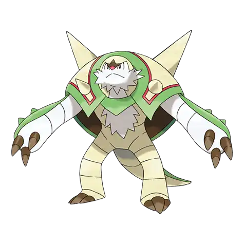 Chesnaught Pokemon 652 – miniatura i grafika Pokédex