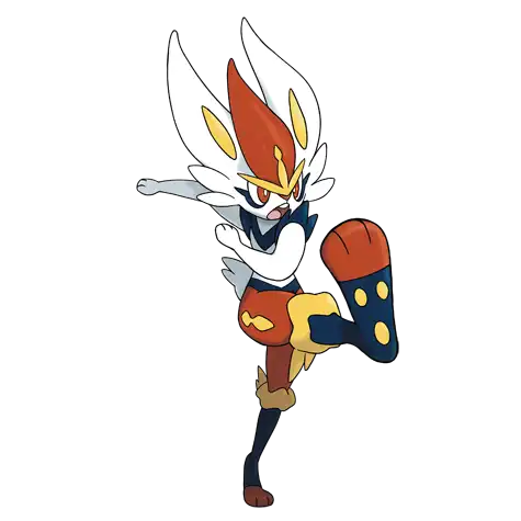 Cinderace Pokemon 815 – miniatura i grafika Pokédex