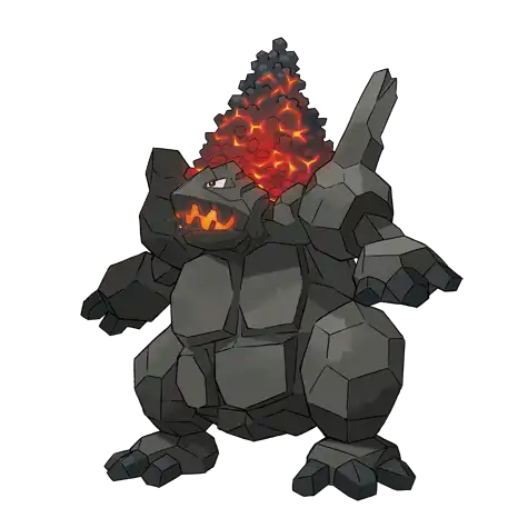 Coalossal Pokemon 839 – miniatura i grafika Pokédex