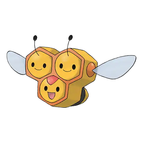 Combee Pokemon 415 – miniatura i grafika Pokédex