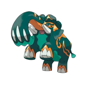 Copperajah Pokemon 879 – miniatura i grafika Pokédex