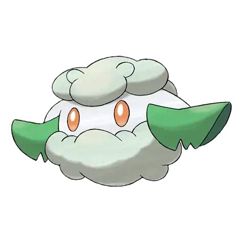 Cottonee Pokemon 546 – miniatura i grafika Pokédex