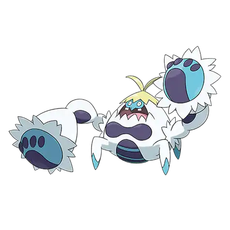 Crabominable Pokemon 740 – miniatura i grafika Pokédex