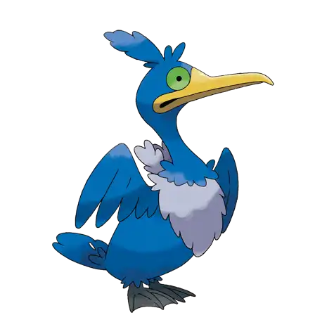 Cramorant Pokemon 845 – miniatura i grafika Pokédex