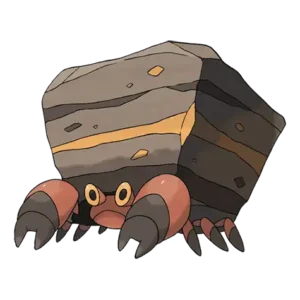 Crustle Pokemon 558 – miniatura i grafika Pokédex
