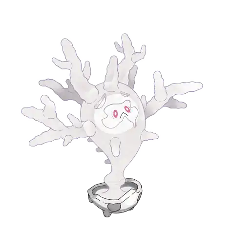 Cursola Pokemon 864 – miniatura i grafika Pokédex