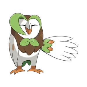 Dartrix Pokemon 723 – miniatura i grafika Pokédex