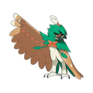 Decidueye Pokemon 724 – miniatura i grafika Pokédex