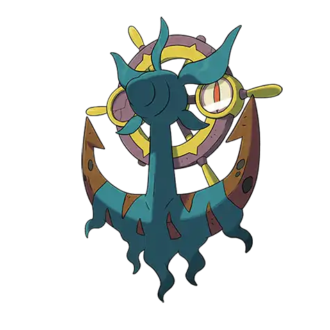 Dhelmise Pokemon 781 – miniatura i grafika Pokédex