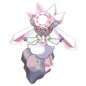 Diancie Pokemon 719 – miniatura i grafika Pokédex