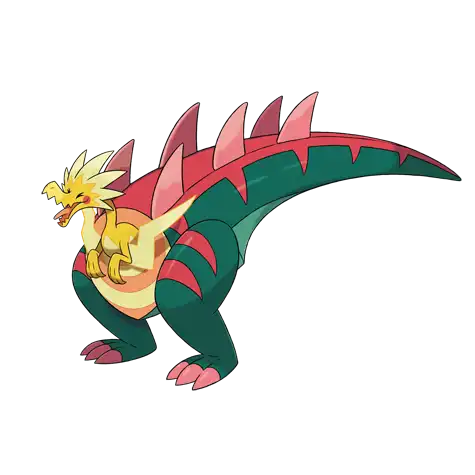 Dracozolt Pokemon 880 – miniatura i grafika Pokédex