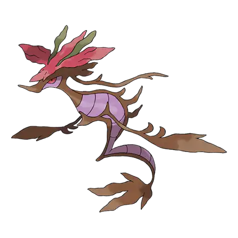 Dragalge Pokemon 691 – miniatura i grafika Pokédex