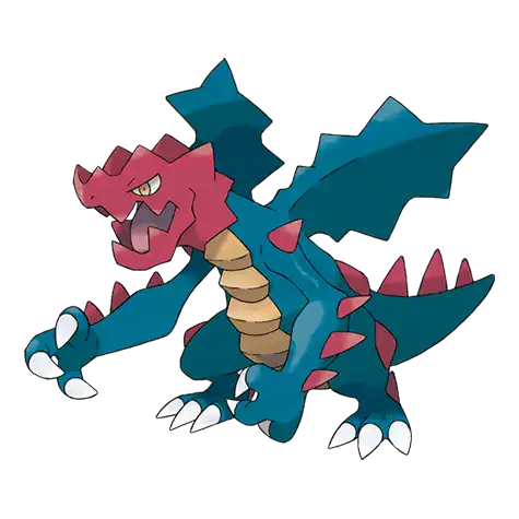 Druddigon Pokemon 621 – miniatura i grafika Pokédex