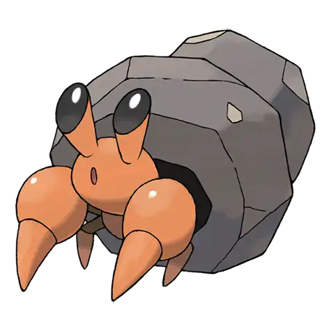 Dwebble Pokemon 557 – miniatura i grafika Pokédex