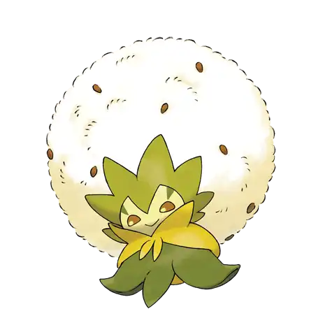 Eldegoss Pokemon 830 – miniatura i grafika Pokédex