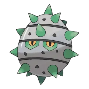 Ferroseed Pokemon 597 – miniatura i grafika Pokédex