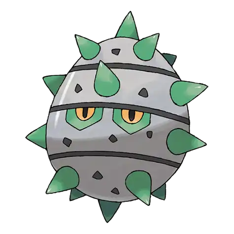 Ferroseed Pokemon 597 – miniatura i grafika Pokédex