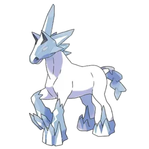 Glastrier Pokemon 896 – miniatura i grafika Pokédex