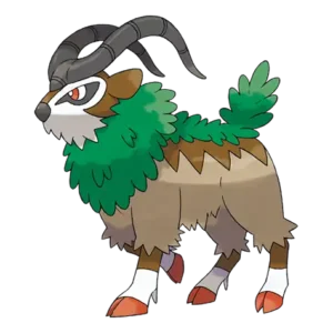 Gogoat Pokemon 673 – miniatura i grafika Pokédex