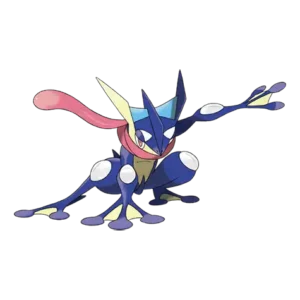 Greninja Pokemon 658 – miniatura i grafika Pokédex