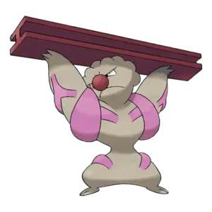 Gurdurr Pokemon 533 – miniatura i grafika Pokédex