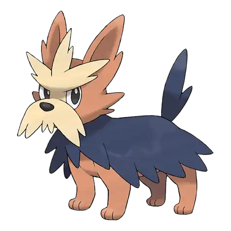 Herdier Pokemon 507 – miniatura i grafika Pokédex