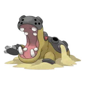 Hippowdon Pokemon 450 – miniatura i grafika Pokédex