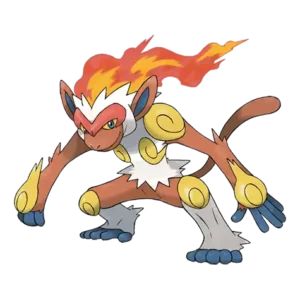 Infernape Pokemon 392 – miniatura i grafika Pokédex