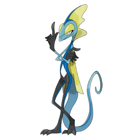 Inteleon Pokemon 818 – miniatura i grafika Pokédex