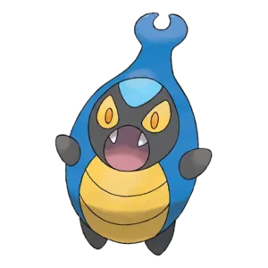 Karrablast Pokemon 588 – miniatura i grafika Pokédex